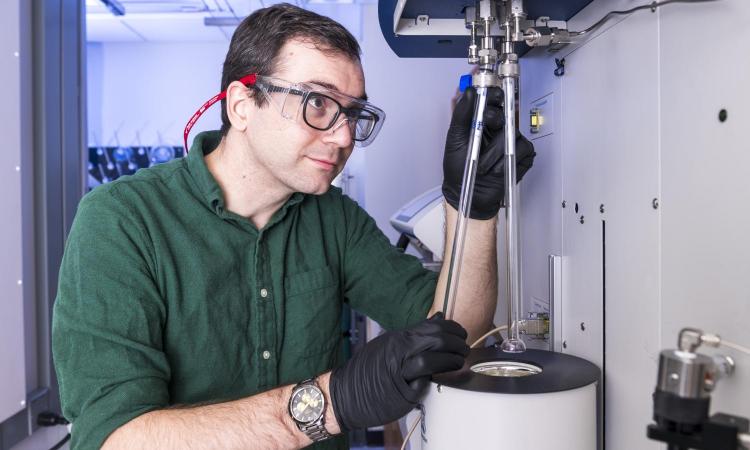 postdoc researcher in lab