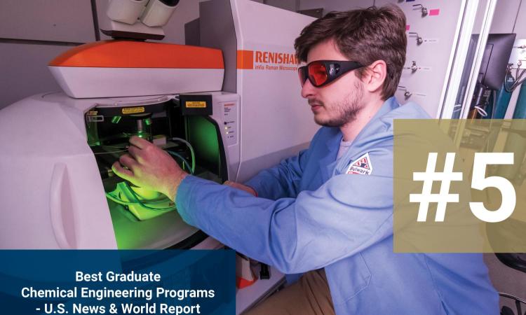 Grad student in lab