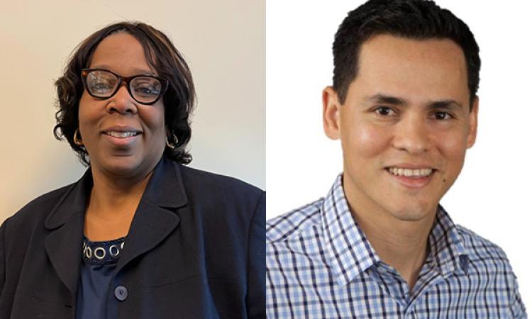 Janice Whatley and Enrique Michel