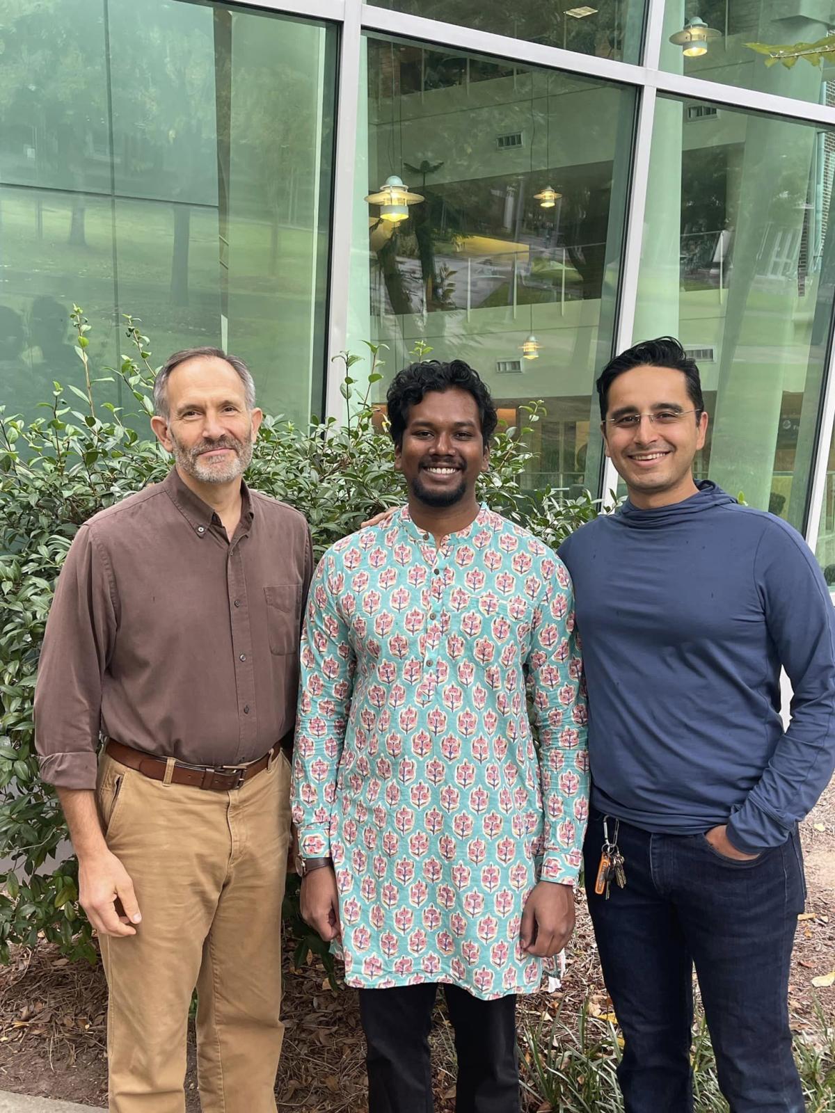 Marcus Cicerone, Rajas Poorna, Saad Bhamla