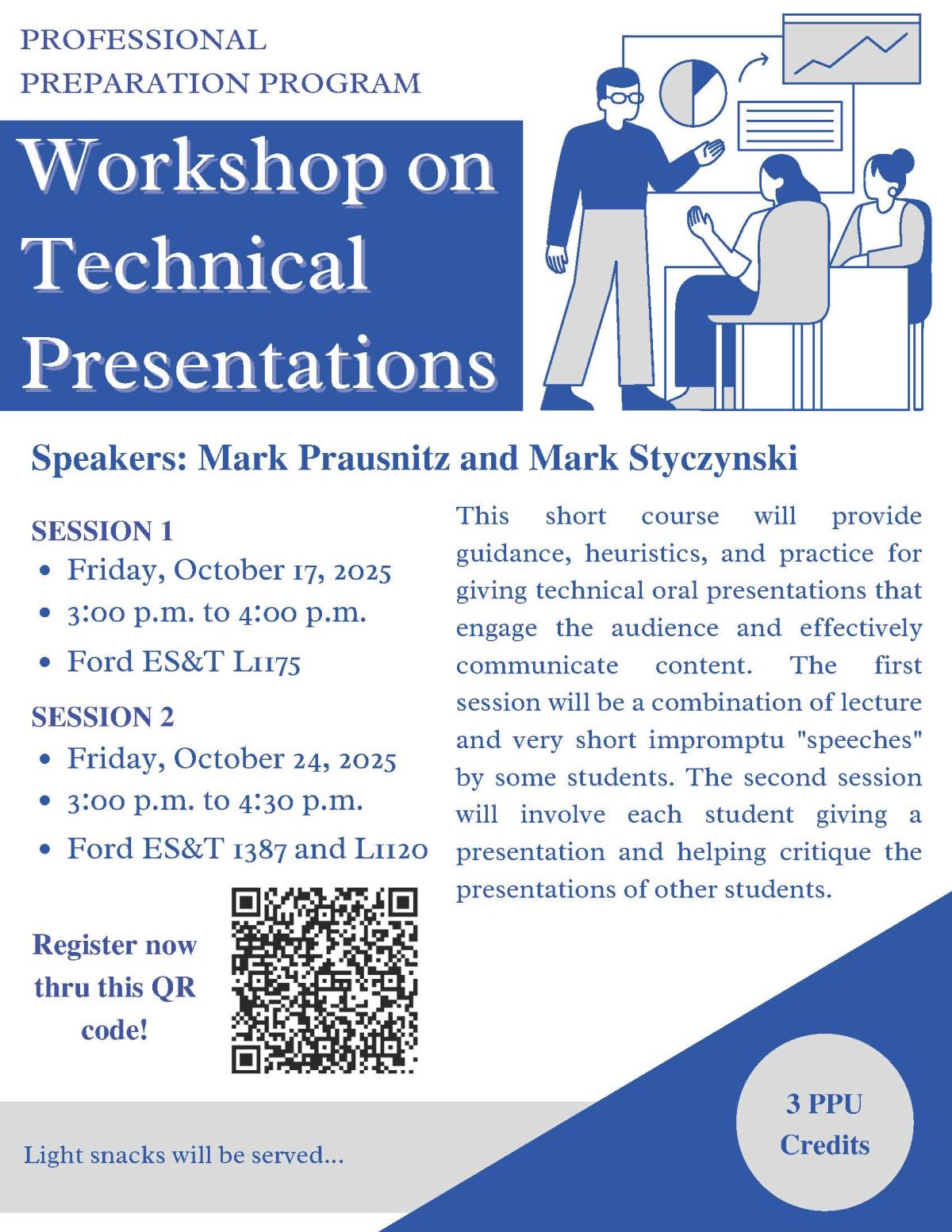 Technical presentations flyer