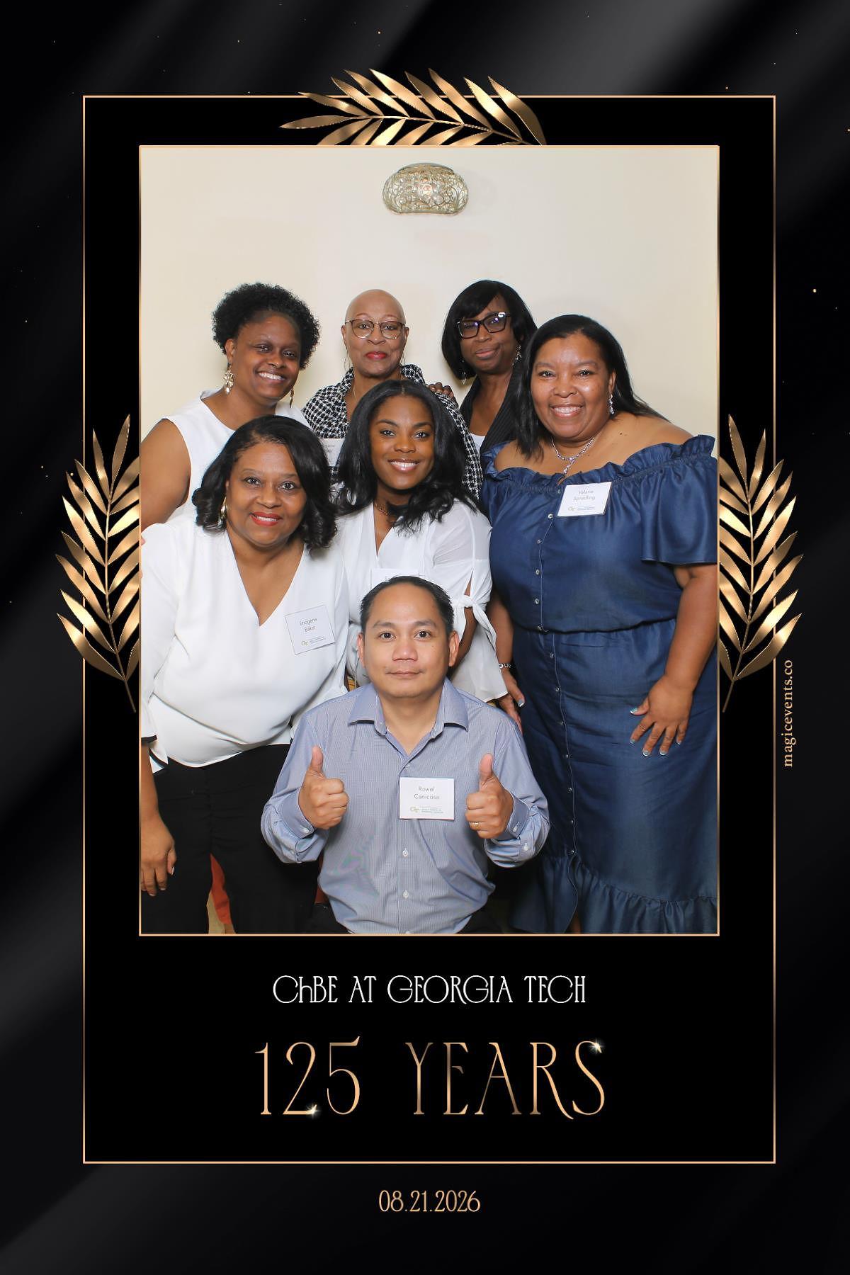 staff members at event